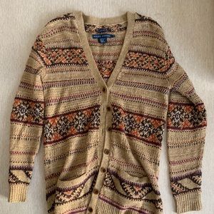 Ralph Lauren Hand-knit cardigan. Size medium.